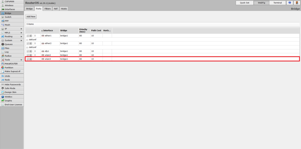 Adding virtual AP interface to bridge